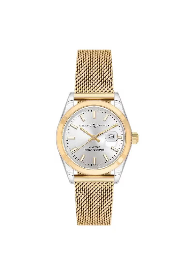 Milano X Change Ceas dama MXL6118 31-34mm - metalic - curea aurie - mecanism quartz