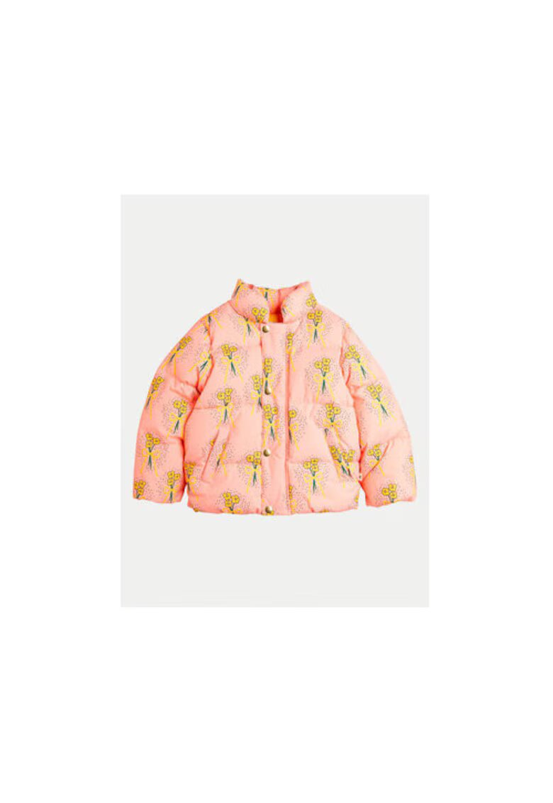 Mini Rodini Geaca fete - 304157639 - Poliester reciclat - Roz - Roz