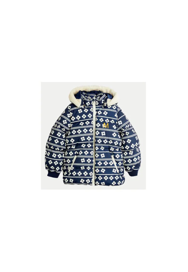 Mini Rodini Geaca fete - 304157646 - Poliester reciclat - Albastru - Albastru
