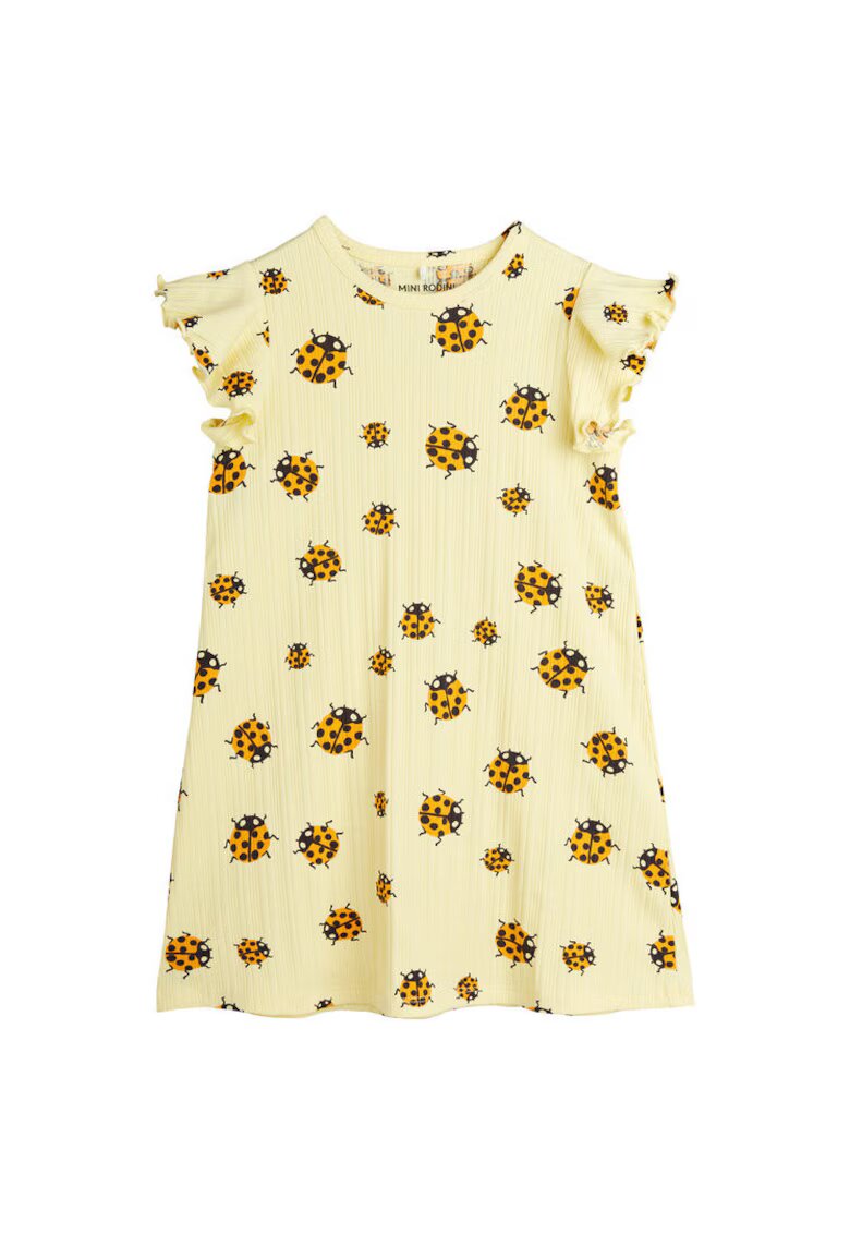 Mini Rodini Rochie fete - Galben
