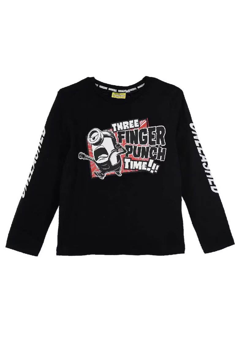 Minions Bluza baieti - Bumbac - Negru -
