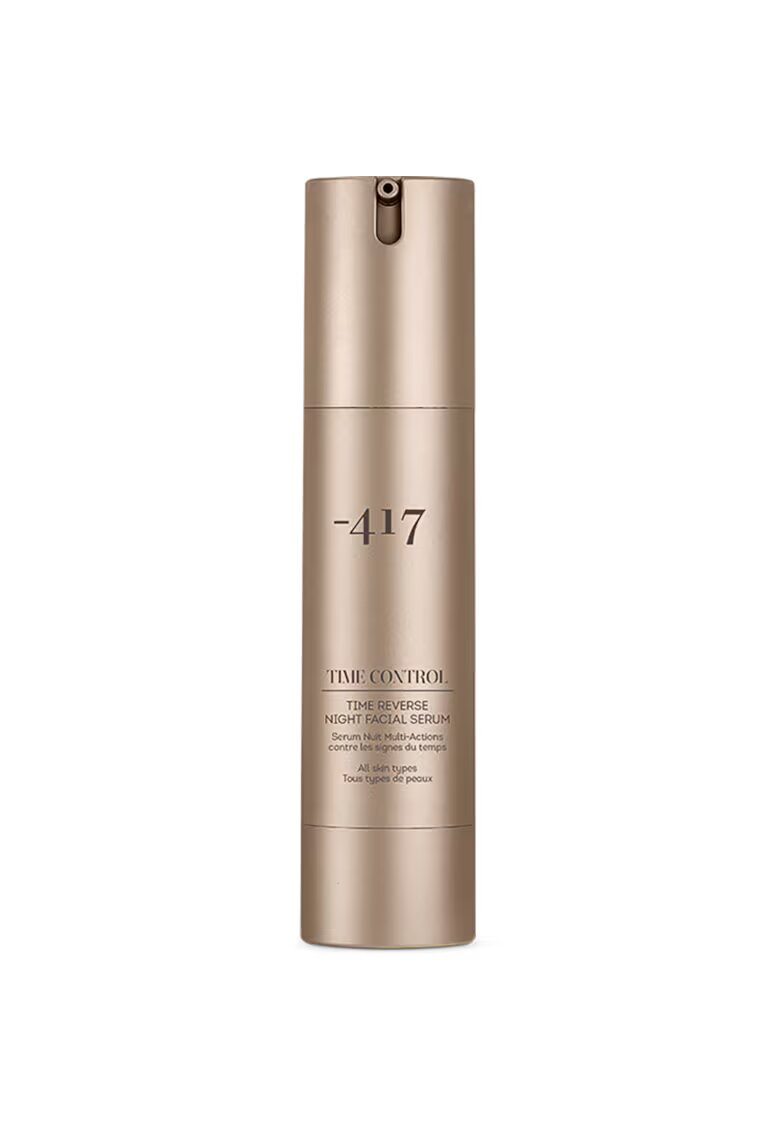 Minus 417 Ser vegan antirid de noapte cu acid hyaluronic - Time Control - 50 ml