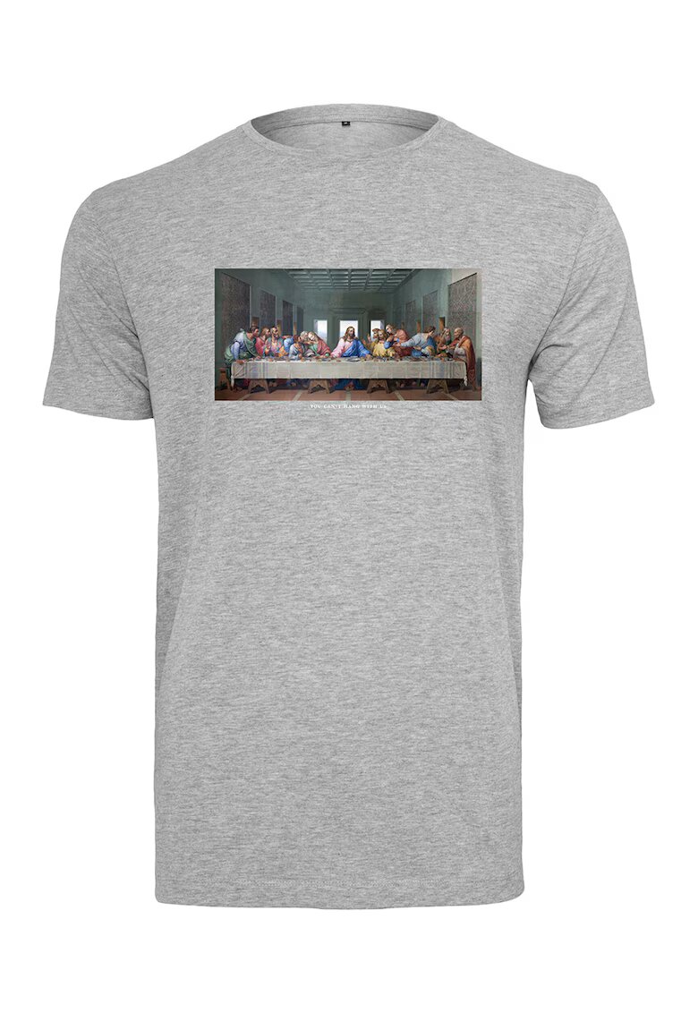 Mister tee Tricou cu imprimeu - Gri melange
