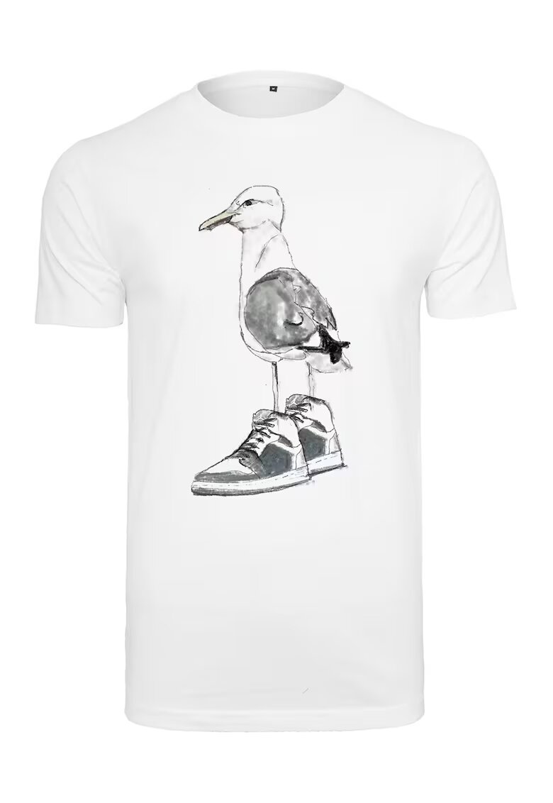 Mister tee Tricou de bumbac cu imprimeu grafic - Alb