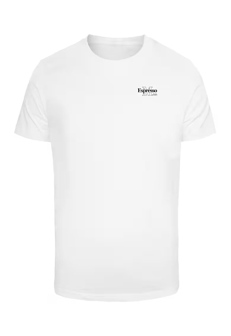 Mister tee Tricou din bumbac Espresso Club - Alb