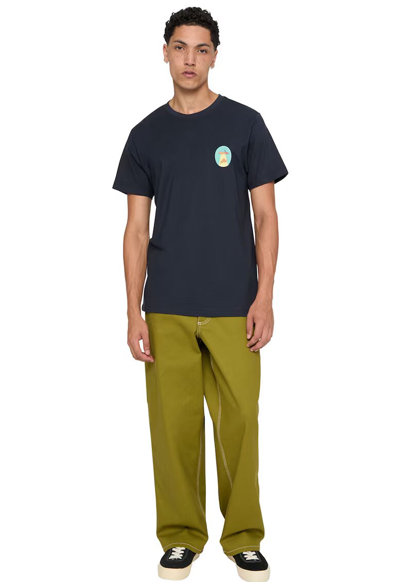 Mister tee Tricou regular fit cu imprimeu pe piept - Bleumarin