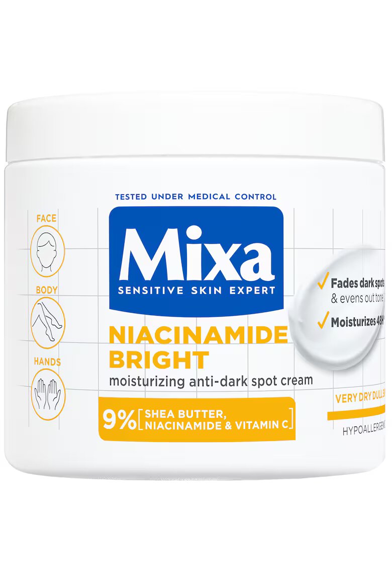Mixa Crema regeneratoare pentru fata si corp . - Diminuarea petelor pigmentare