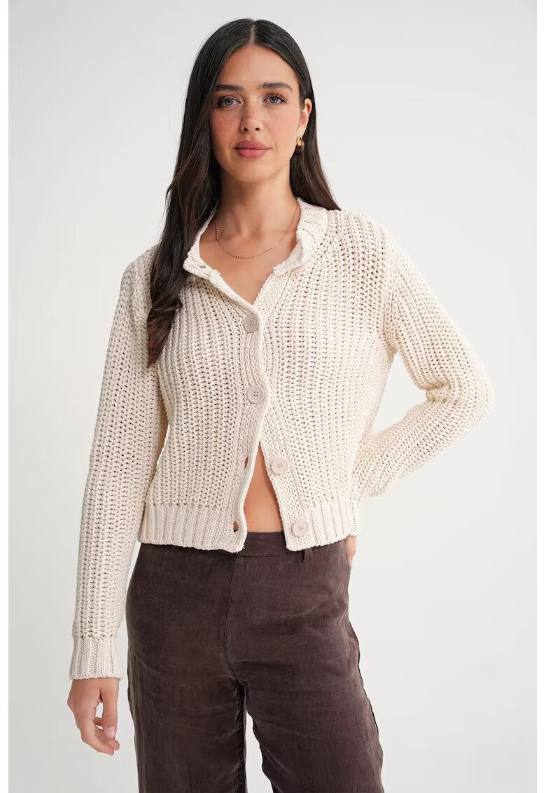 Mixray Cardigan - Bej - Tricot -