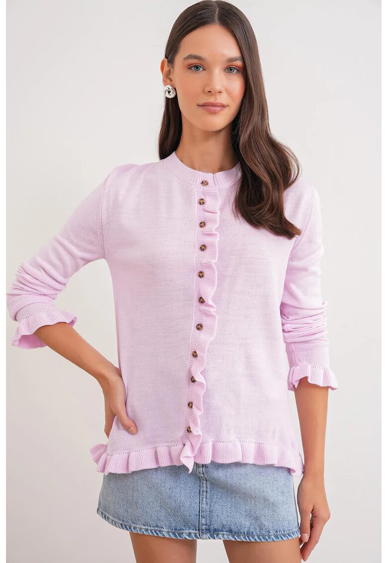 Mixray Cardigan dama roz - One Size