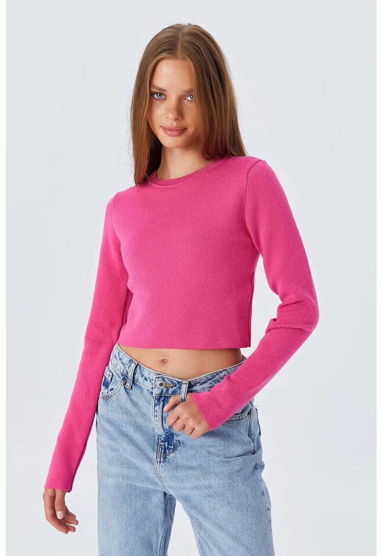 Mixray Pulover dama - Jerseu - Roz neon -