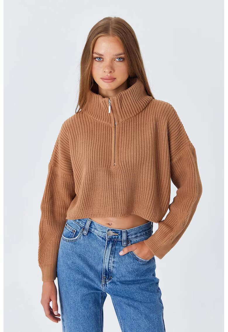 Mixray Pulover dama - Maro camel - Tricot -