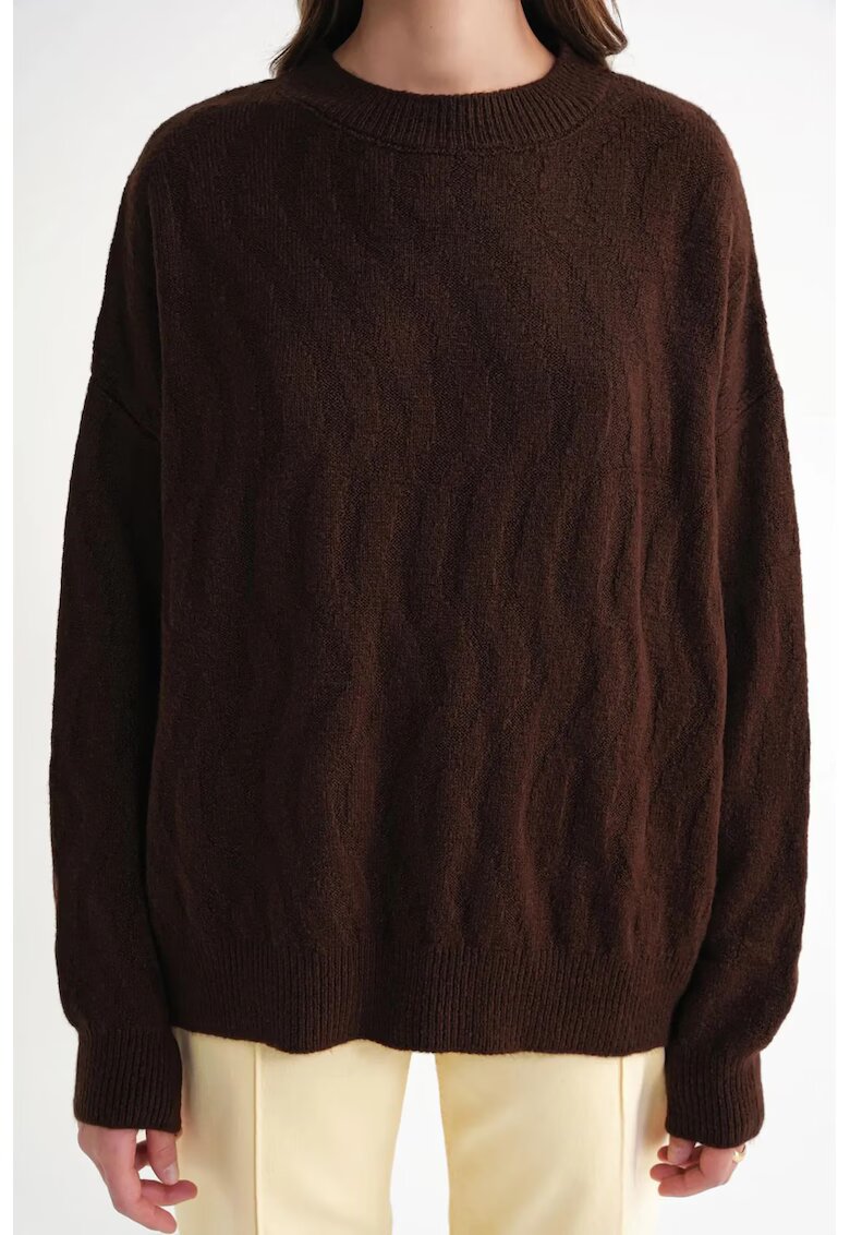 Mixray Pulover dama - Tricot - Maro inchis -
