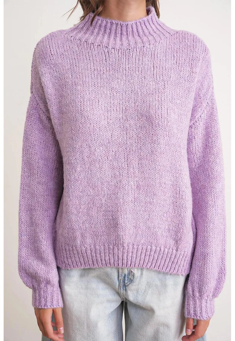 Mixray Pulover gros din tricot - liliac -