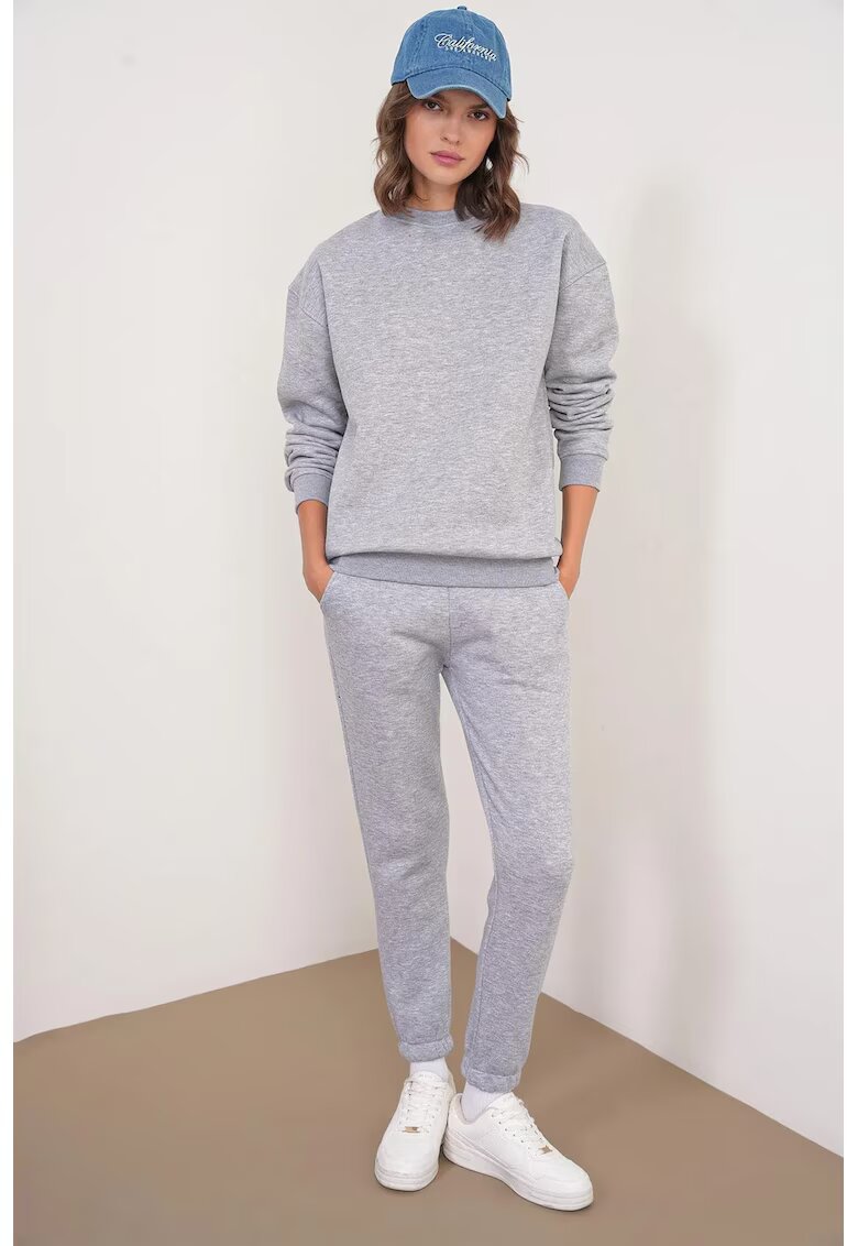 Mixray Trening bluza si pantaloni de jogging - gri - jerseu