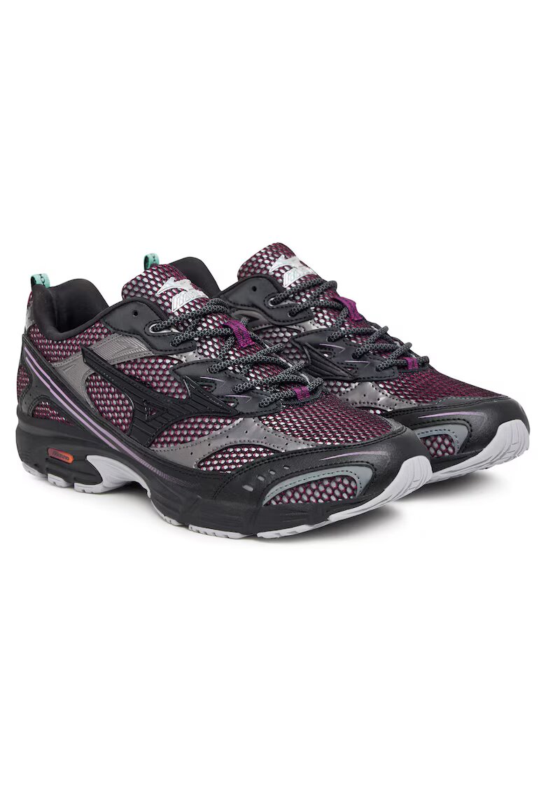 Mizuno Pantofi sport barbati alergare - negru - piele ecologica