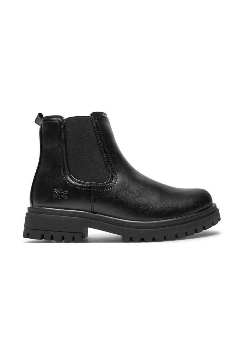 mjuka Botine dama - 15025 - Sintetic - Negru