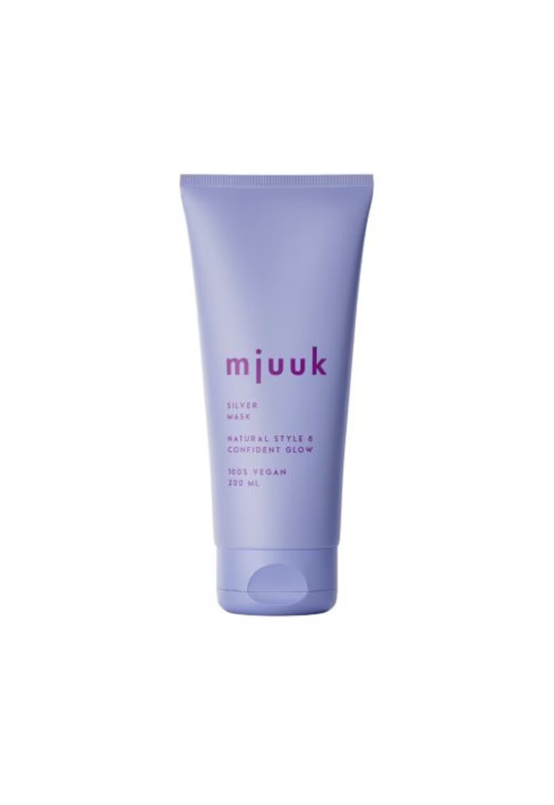 MJUUK Masca neutralizatoare par blond - vopsit si gri Silver - 200 ml