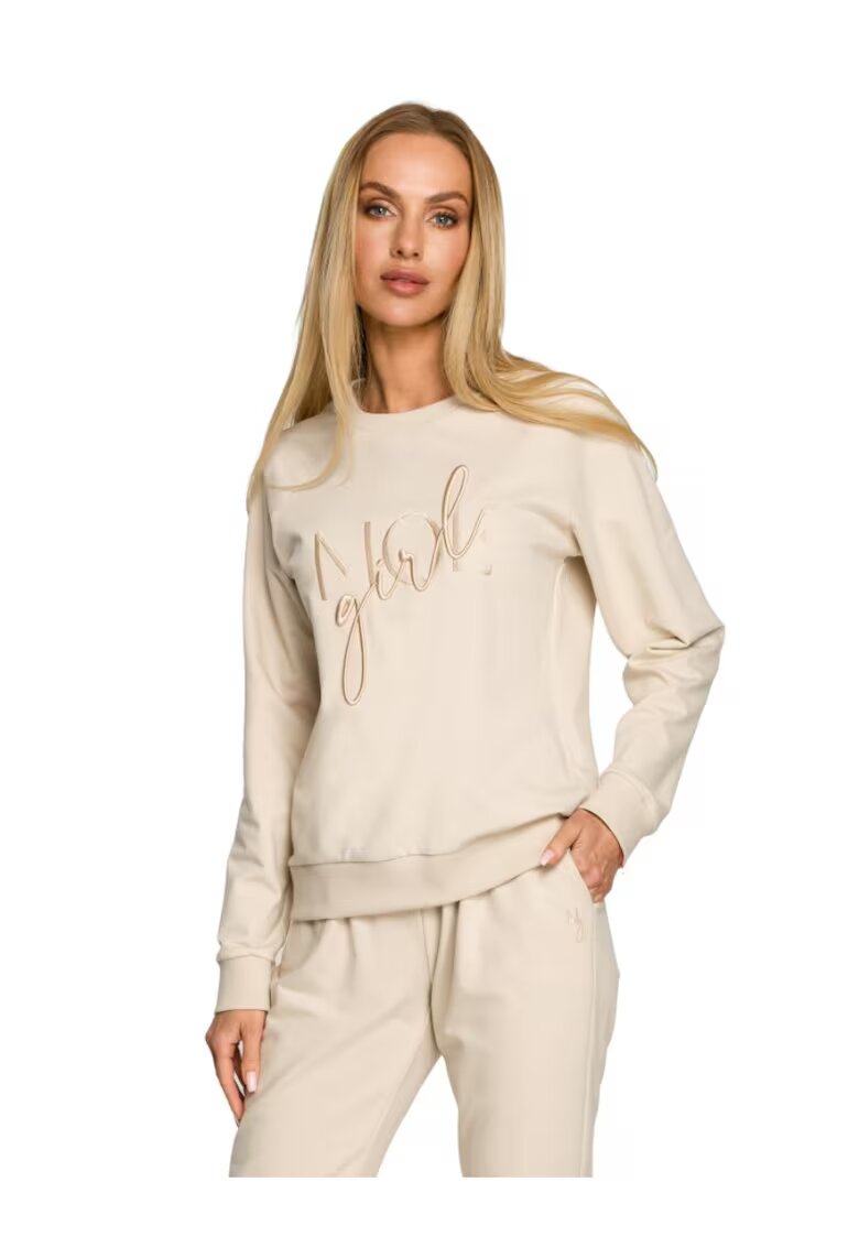 Moe Bluza . Cu - Bej
