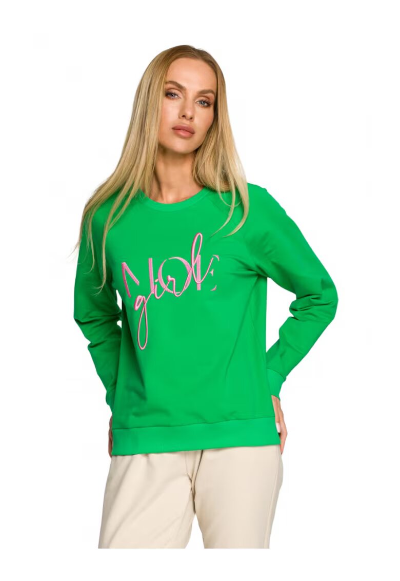 Moe Bluza . Cu Verde - Verde