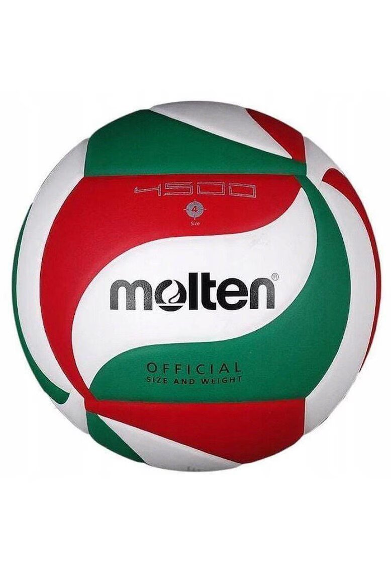 Molten Minge volei V4M4500 piele PU - de interior - marimea 4 - alb/rosu/verde