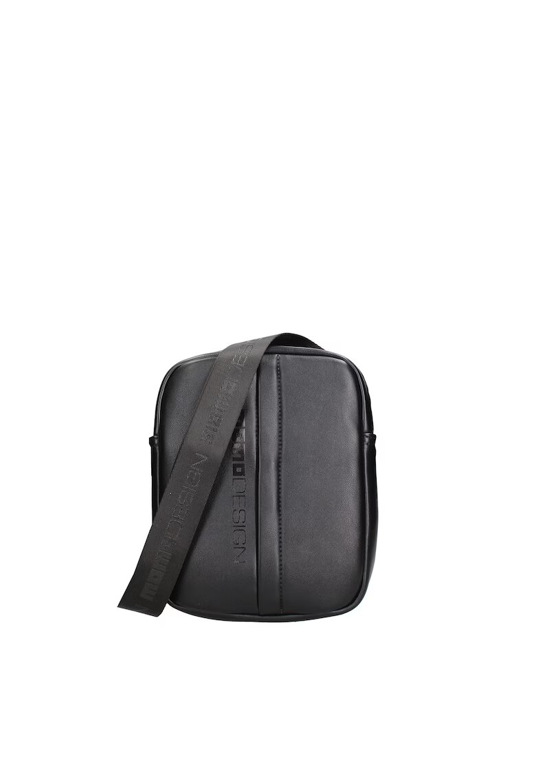 MOMO DESIGN Geanta crossbody din piele ecologica Kryos Ultra - Negru