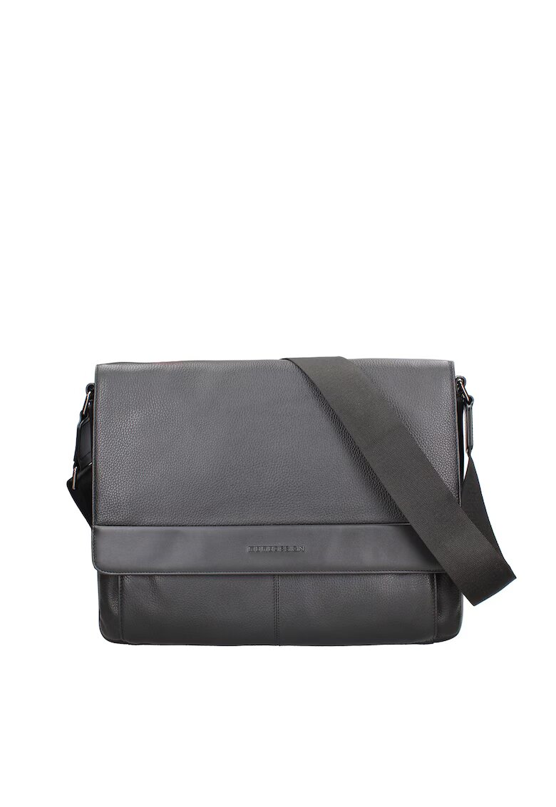 MOMO DESIGN Geanta messenger din piele Erebo - Negru