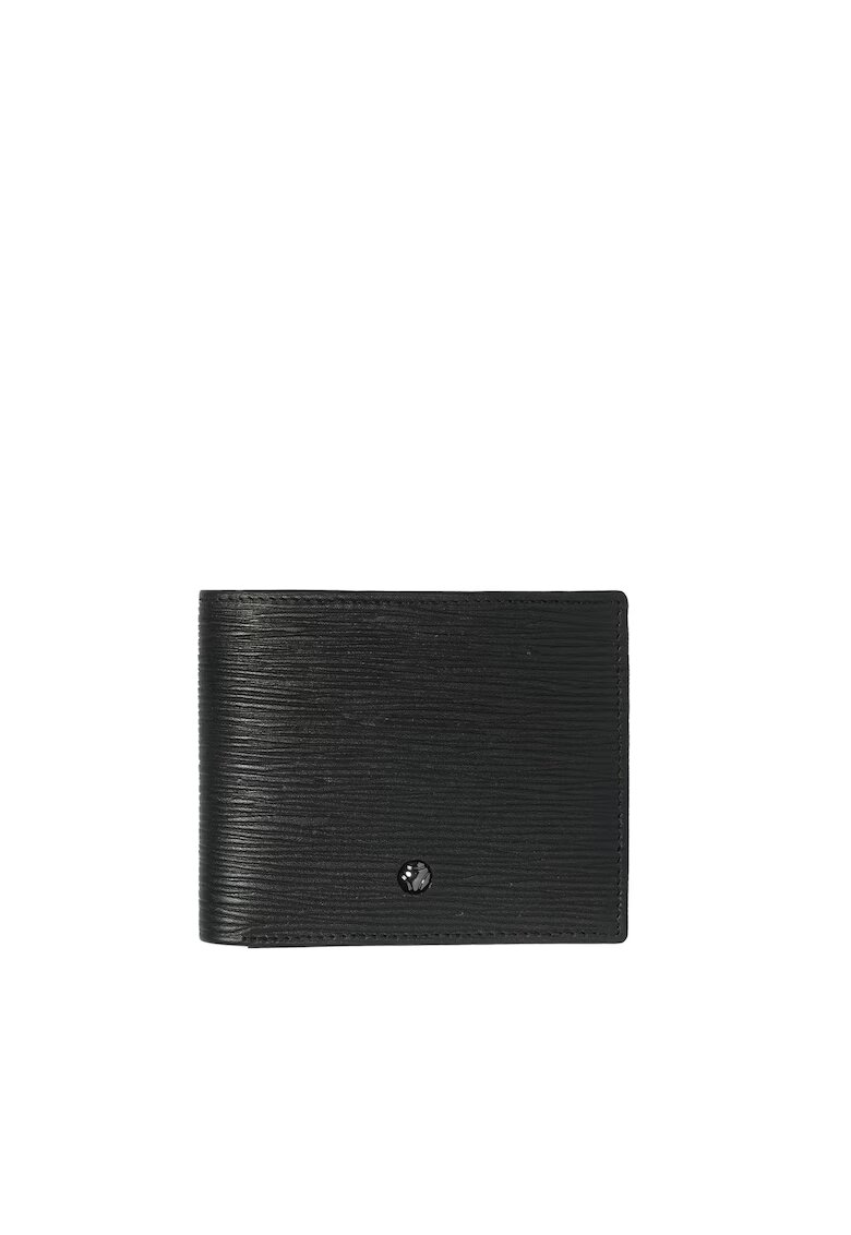 MOMO DESIGN MOMO DESIG - Portofel pliabil din piele - Negru
