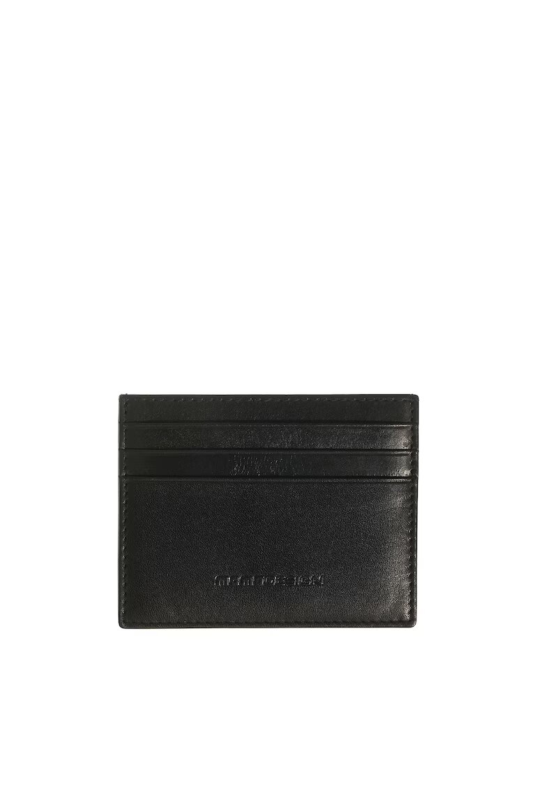 MOMO DESIGN Portcart din piele - Negru