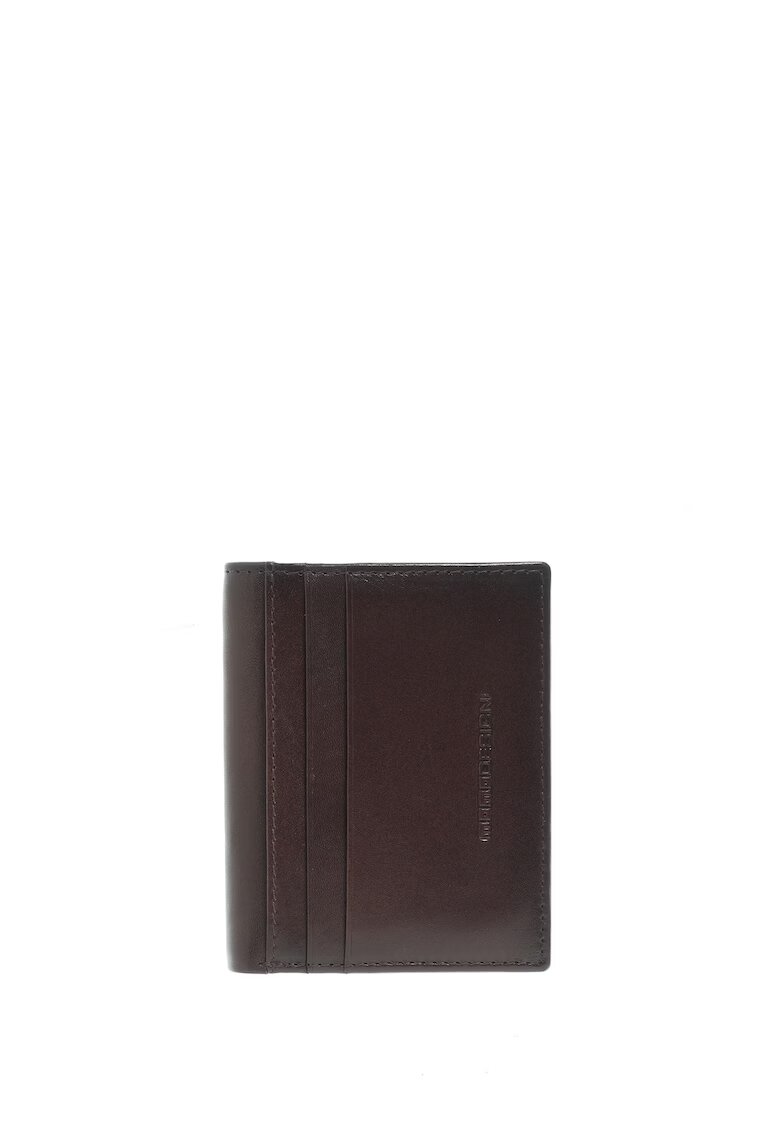 MOMO DESIGN Portofel pliabil din piele Eldoro - Maro taupe
