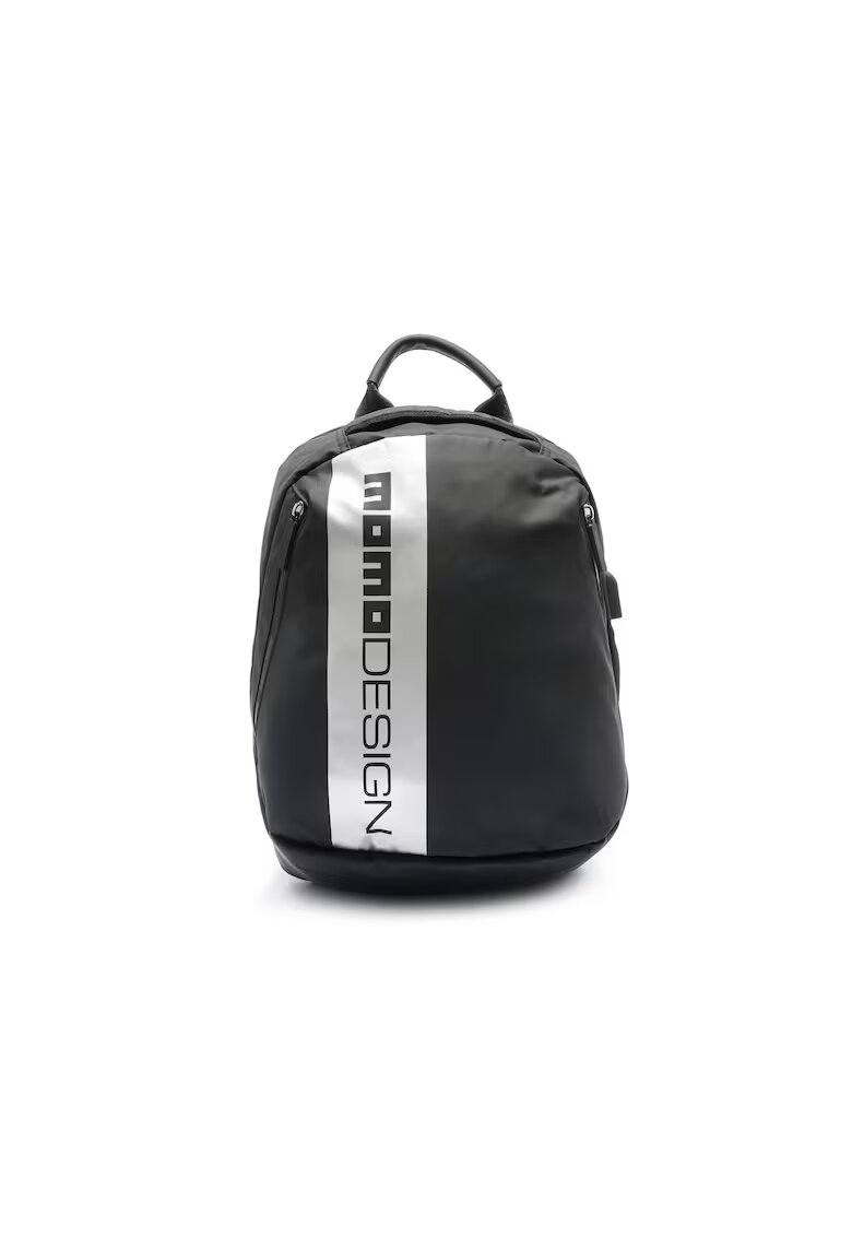 MOMO DESIGN Rucsac cu imprimeu logo Voron Lux - Negru