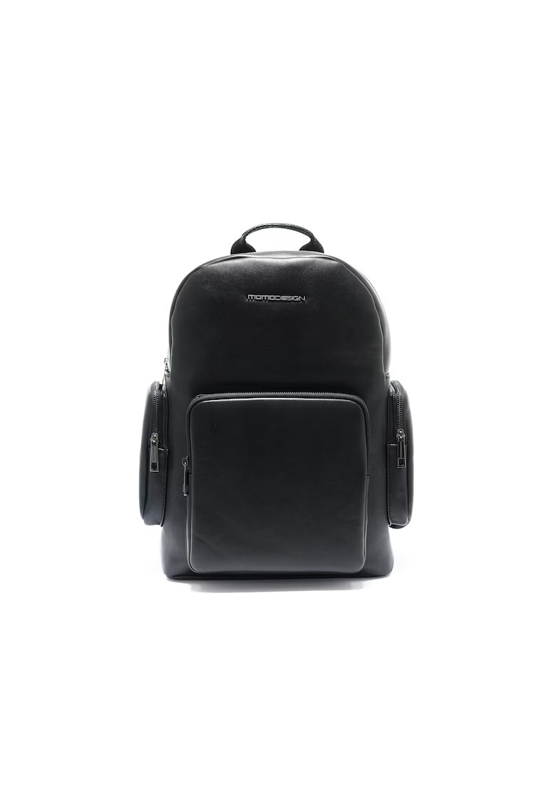 MOMO DESIGN Rucsac din piele ecologica Axton Prime - Negru