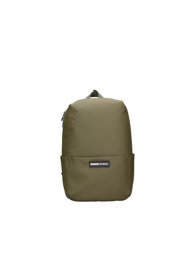 MOMO DESIGN Rucsac din piele ecologica cu logo Korvus - Verde