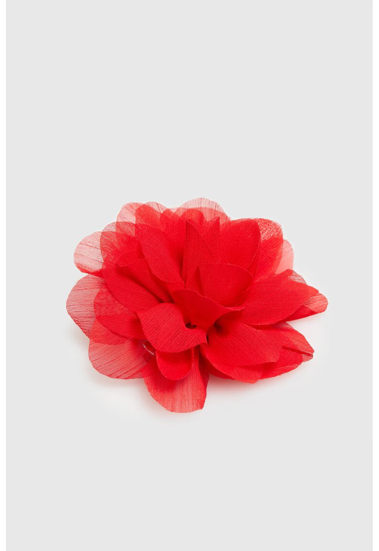 MOODO Brosa floare rosie din tesatura - one size