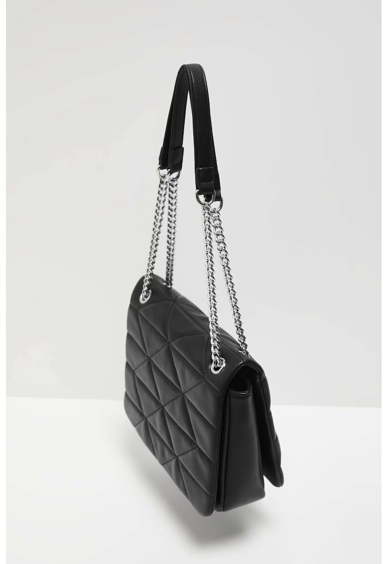 MOODO Geanta matlasata cu manere reglabile neagra ONE SIZE