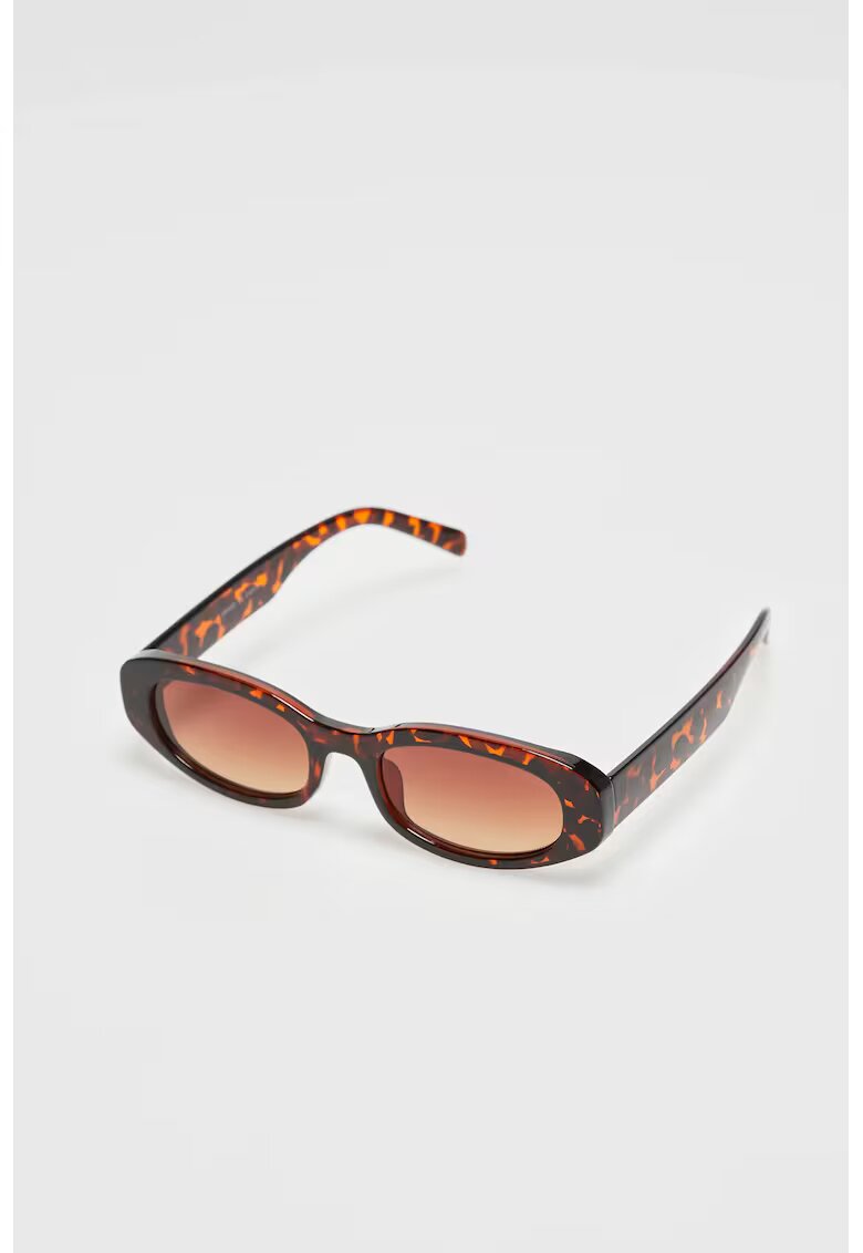 MOODO Ochelari de soare femei - forma ingusta - lentile colorate - maroniu -