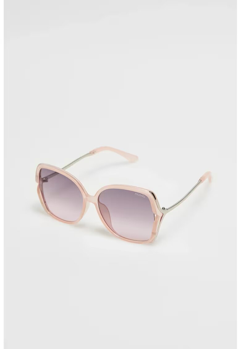 MOODO Ochelari de soare roz - lentile degrade - finisaj neted -