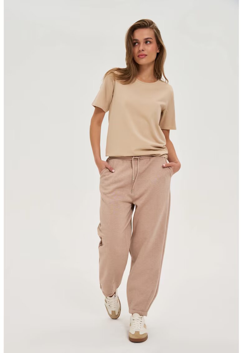 MOODO Pantaloni de training bej - Maro