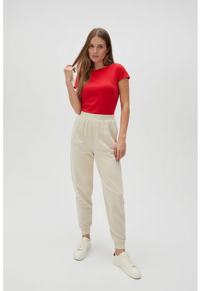 MOODO Pantaloni de trening bej pentru femei - 65875 - Bej