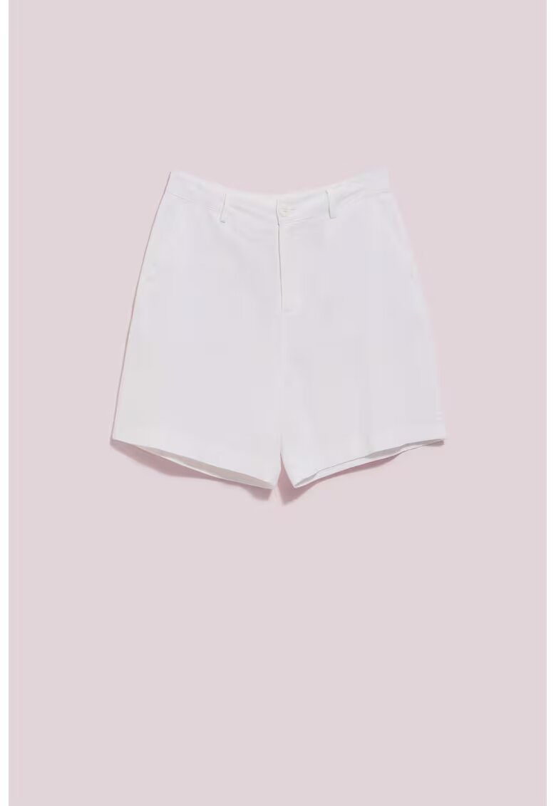 MOODO Pantaloni scurti dama - Poliester\Bumbac - Alb - Alb