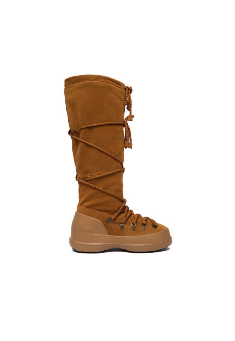 Moon Boot Cizme dama Cognac - piele naturala