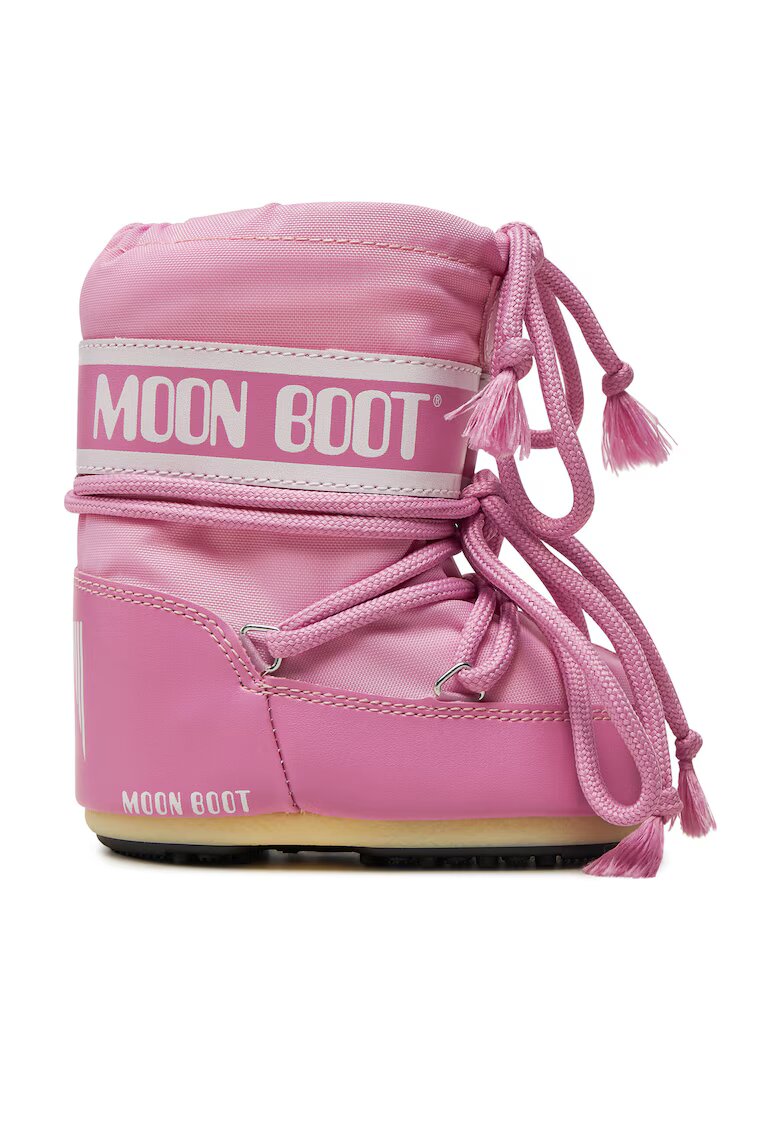 Moon Boot Cizme sport fete - piele ecologica - roz - 19-22 EU