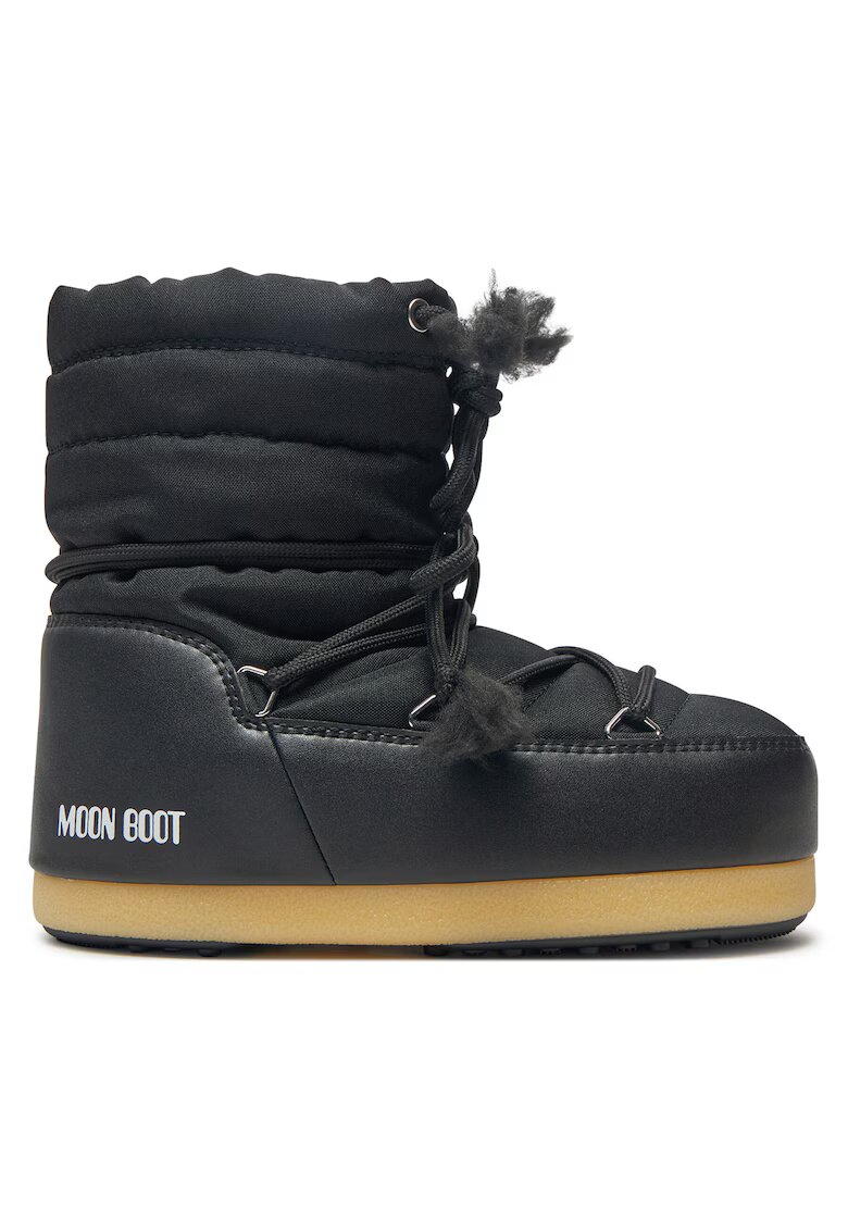 Moon Boot Ghete copii cizme de zapada - negru - piele ecologica -