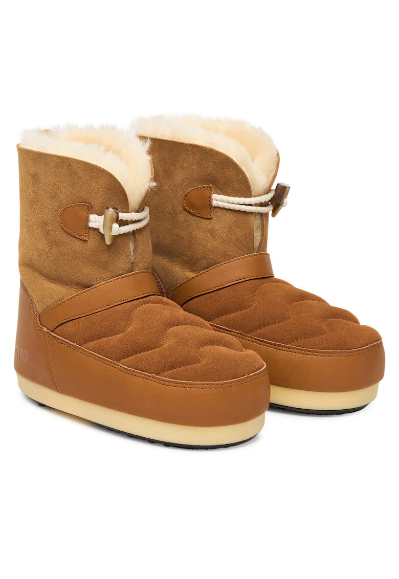 Moon Boot Ghete dama Maro - piele naturala - pentru zapada