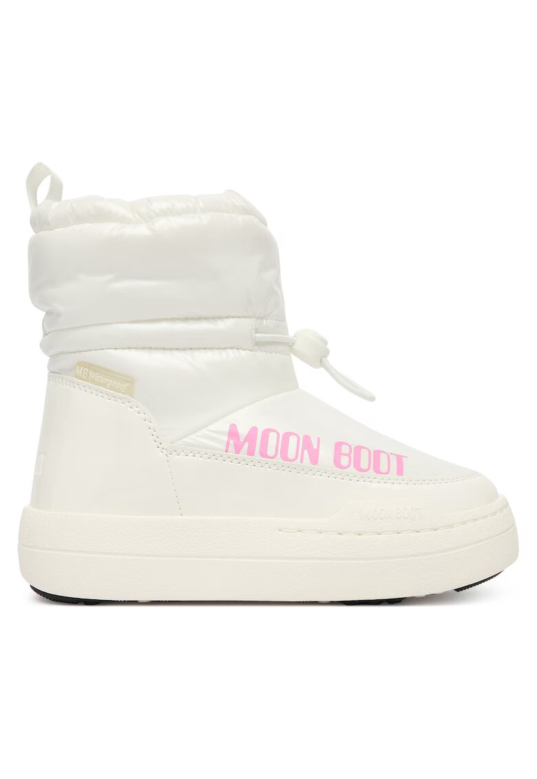 Moon Boot Ghete de zapada fete - alb/roz