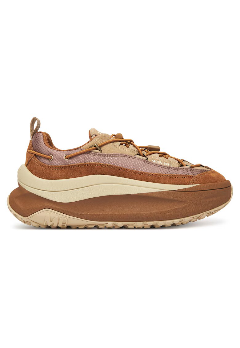 Moon Boot Tenisi dama piele naturala - Maro/Bej
