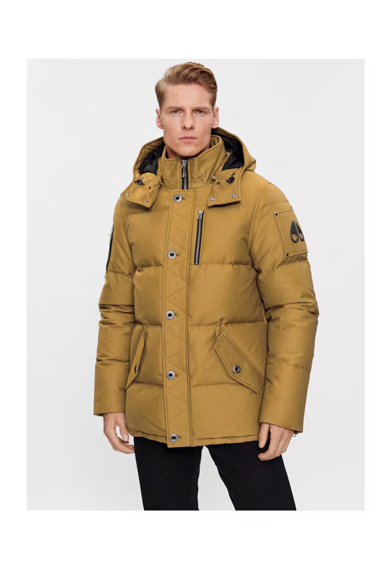 Moose Knuckles Geaca barbati - 301375265 - Bumbac/Nylon - S INTL - Maro