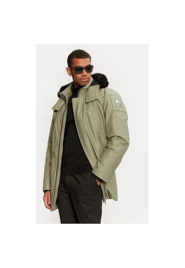 Moose Knuckles Geaca barbati - 304452918 - Bumbac/Nylon - Bej - Bej
