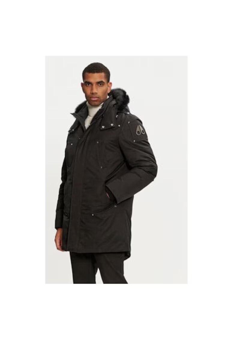 Moose Knuckles Geaca barbati - 304452925 - Bumbac/Nylon - Negru - Negru