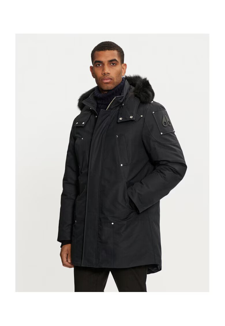 Moose Knuckles Geaca barbati - 304452932 - Bumbac/Nylon - Albastru - Albastru