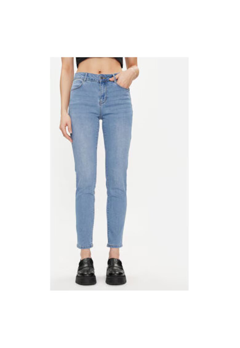 Morgan Blugi dama - 303918569 - Bumbac/Poliester - Albastru - Albastru